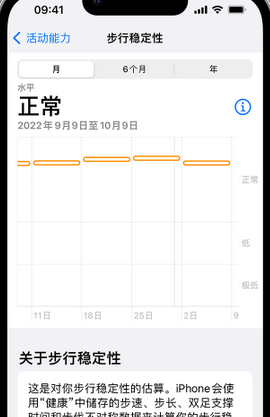 郸城iPhone手机维修如何在iPhone开启'步行稳定性通知'