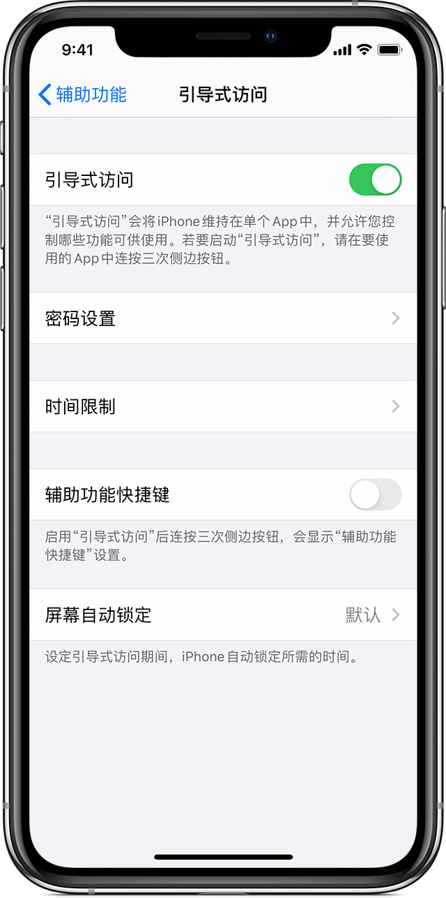 郸城苹果手机维修分享如何在 iPhone 上退出引导式访问 