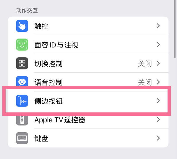 郸城苹果14维修店分享iPhone14 Plus侧键双击下载功能关闭方法 