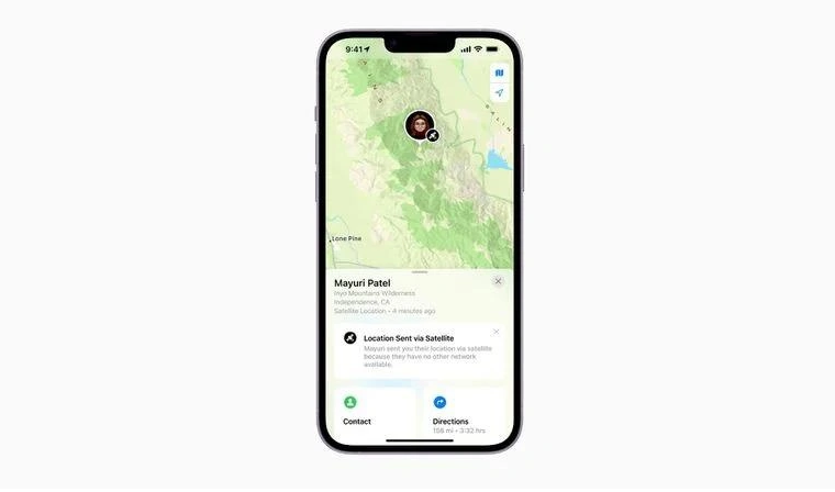 郸城苹果14维修分享iPhone14系列中 FindMy功能通过卫星分享位置方法教程 