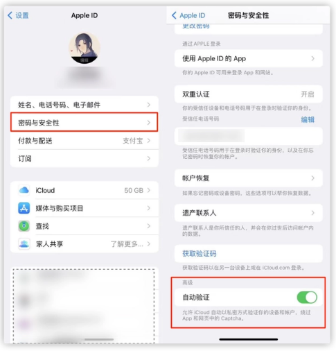 郸城苹果手机维修分享iOS 16 自动验证功能开启方法 