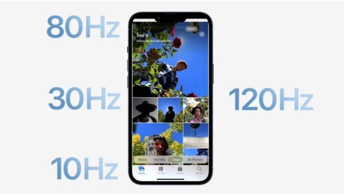 郸城苹果14维修分享iPhone 14有高刷吗 