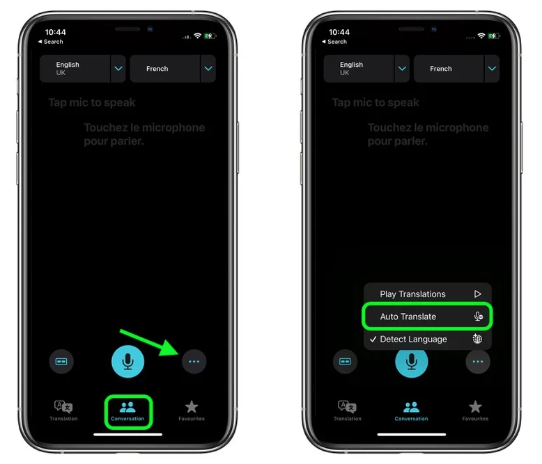 郸城苹果手机维修分享iOS 15 “翻译” App 新改进 