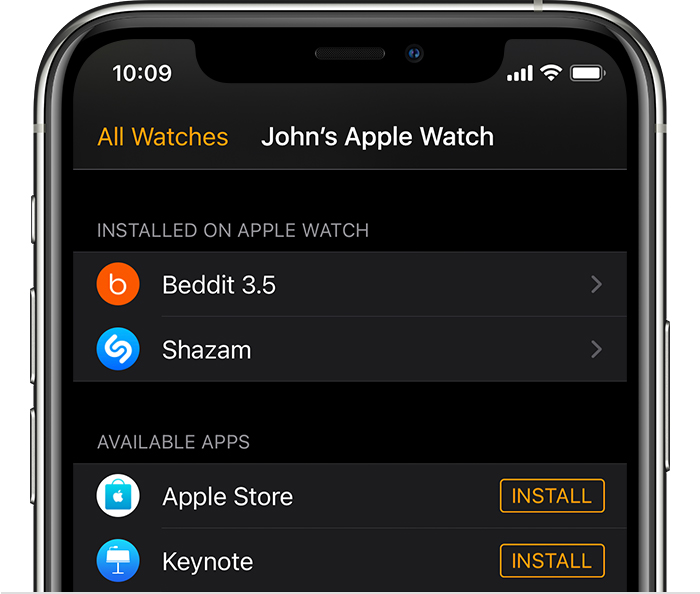 郸城苹果手机维修分享如何在 Apple Watch 上下载应用 