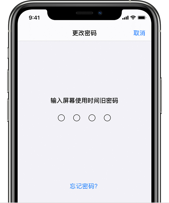 郸城苹果手机维修分享iOS 14 忘记屏幕使用时间密码怎么办 